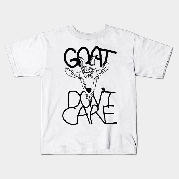 Goat Don't Care Kids T-Shirt by Crew